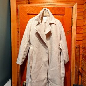 Winter white coat